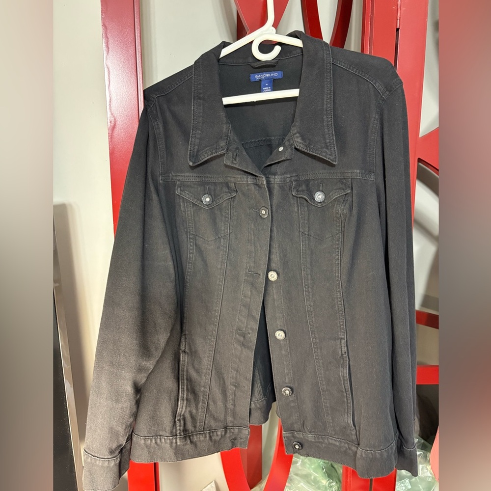 Bandolino Charcoal Jean Jacket Stretch